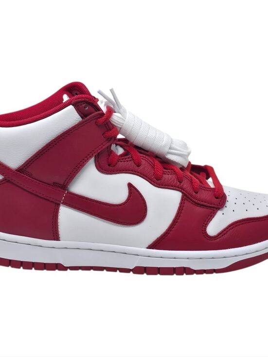 Nike Dunk Hi High Retro St. John\'s Men\'s Size\'s HF3143-101 New White Gym Red main image 5